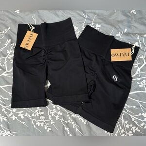 Lot of 2 SCULPT Fit Seamless Shorts by OWNU
